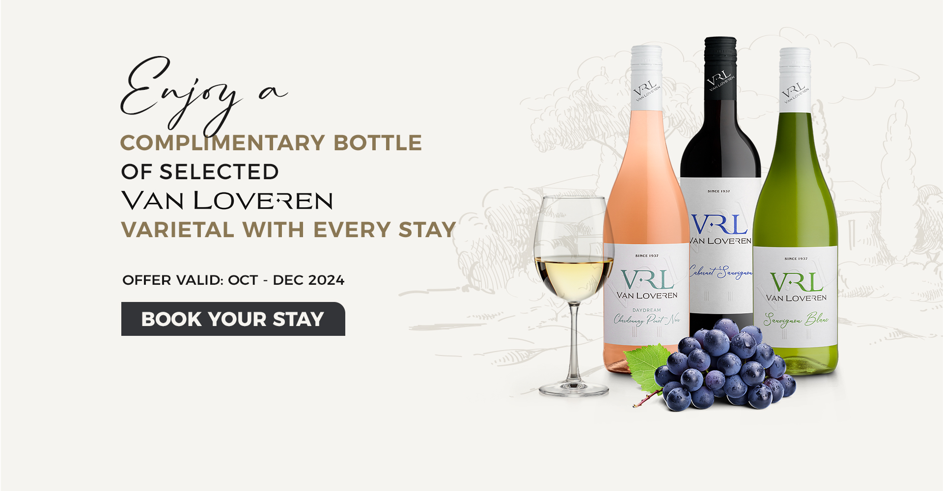 The Ridge Hotel Bottle offer