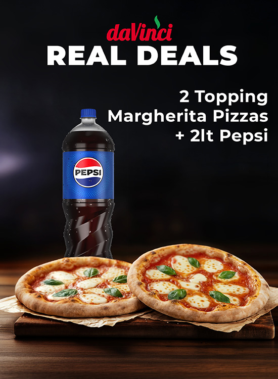 2 Topping Margarita Pizzas