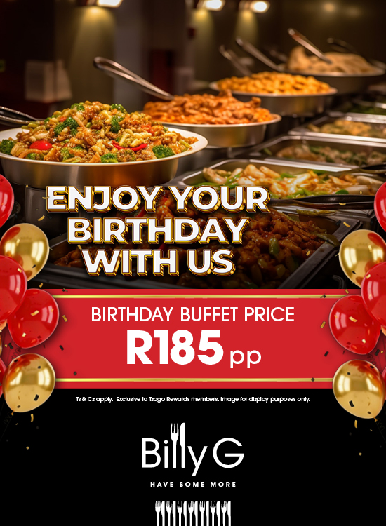 Billy G Birthday Buffet