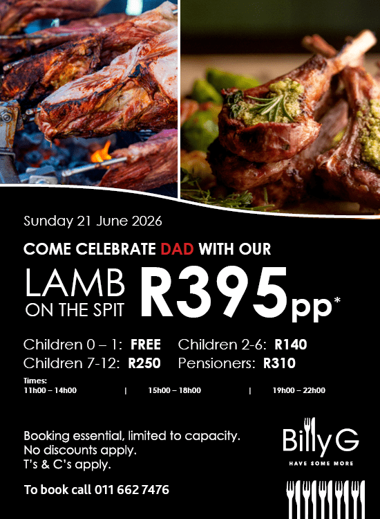 Father’ Day at Billy G’s