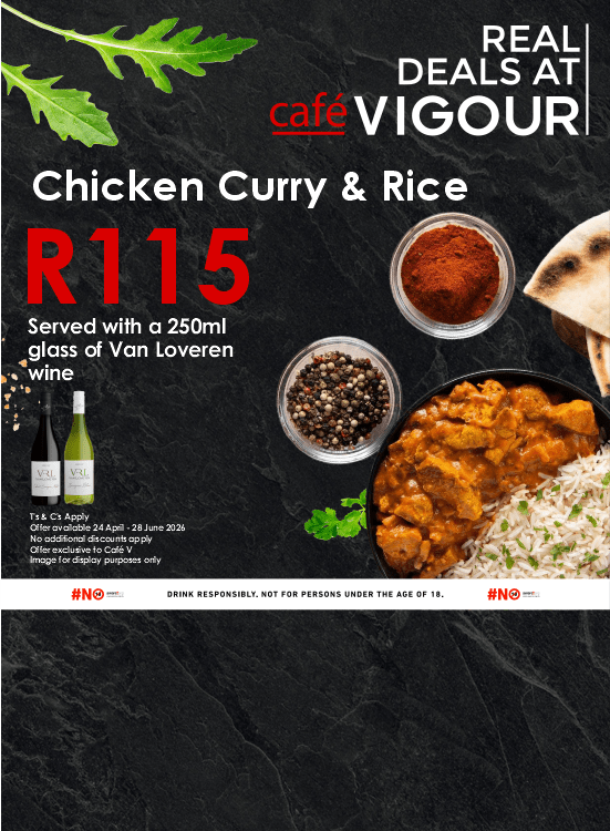 Chicken Curry & Van Loveren Wine
