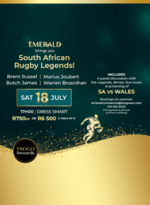One Night with South African Rugby Legends