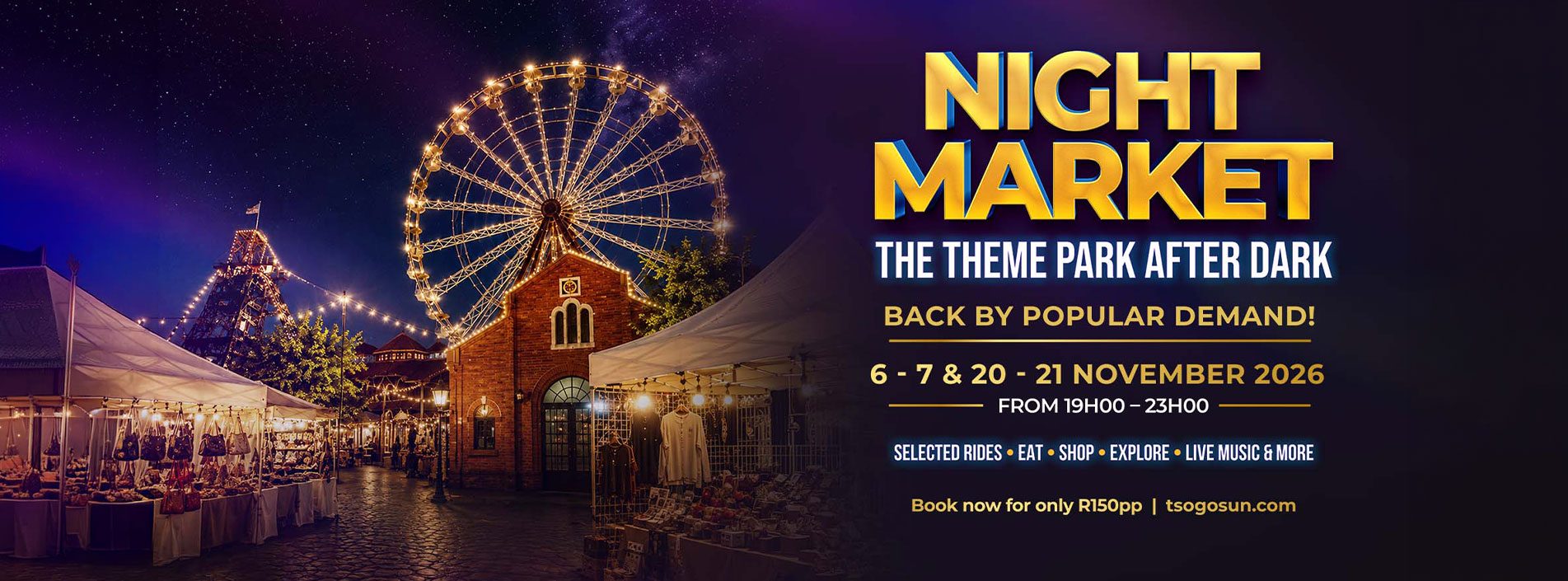 THEME PARK NIGHT MARKET