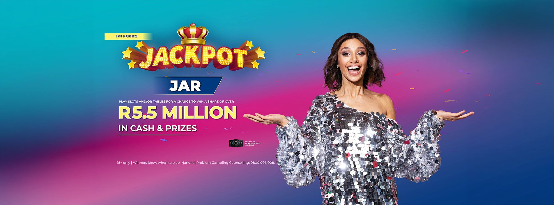 Jackpot Jar at Suncoast