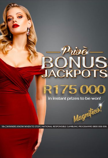 Prive Bonus Jackpots