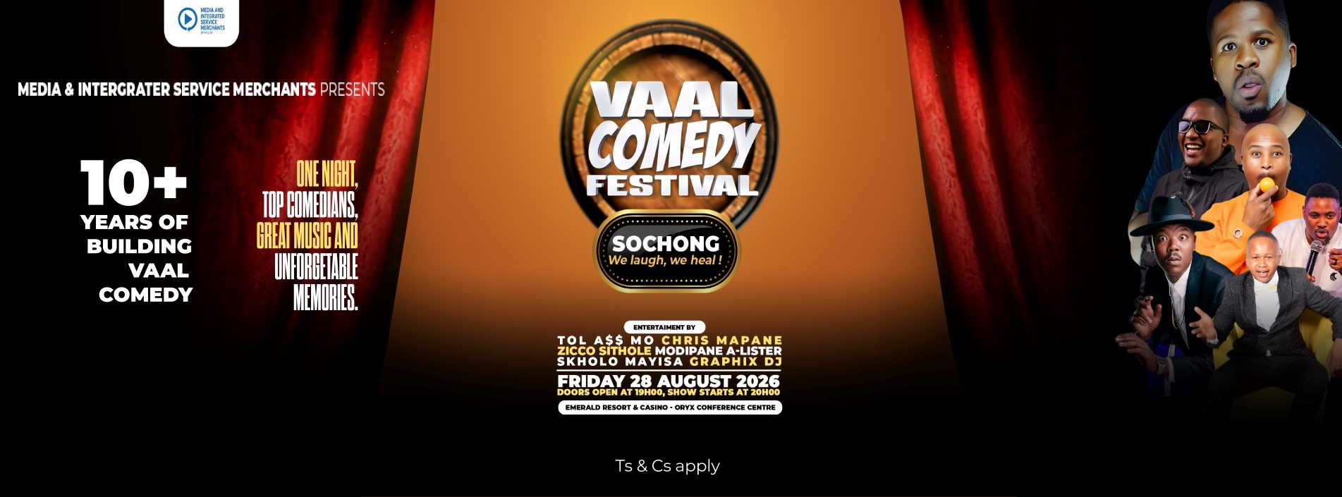 Vaal Comedy Festival – Sochong!